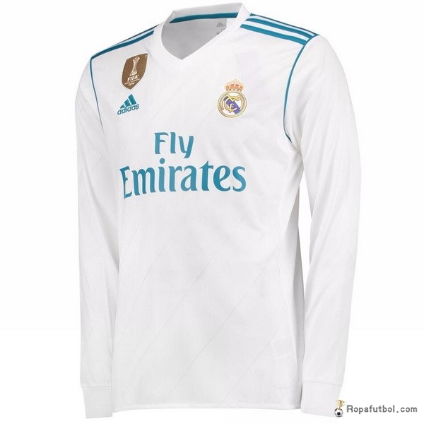 Camiseta Real Madrid Replica Primera Ropa ML 2017/18